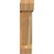 Ekena Millwork Traditional Slat Rough Sawn Bracket w/ Offset Brace, Western Red Cedar, 8"W x 30"D x 34"H BKT0806X30X34TRA06RWR - alternate 2